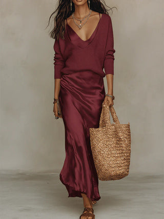 Modernes Midi Kleid